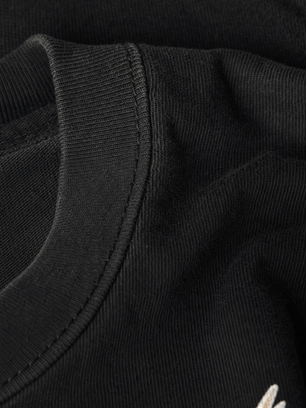 OFF SUPPLY CORE PEOPLE BLACK TANK – close-up detail
