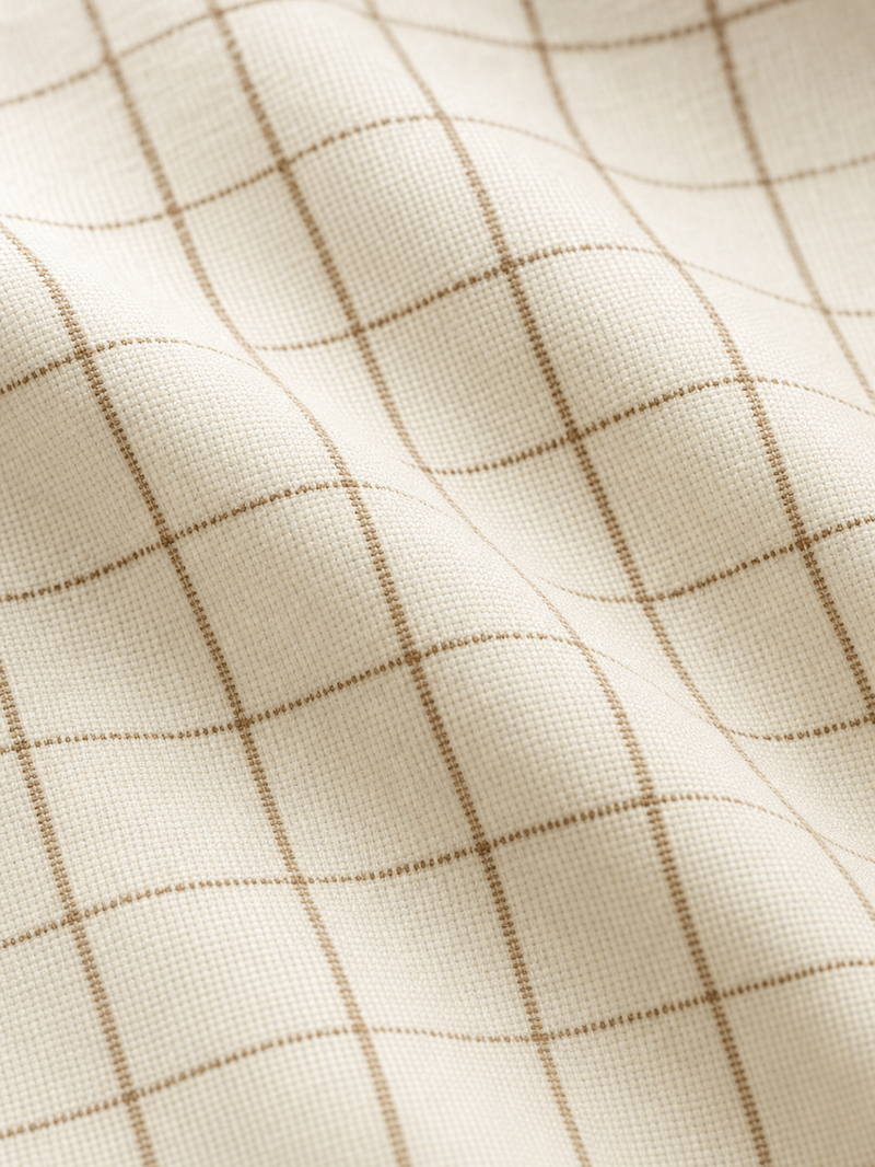 OFF SUPPLY EVERYDAY SHIRT IN IVORY – close-up detail