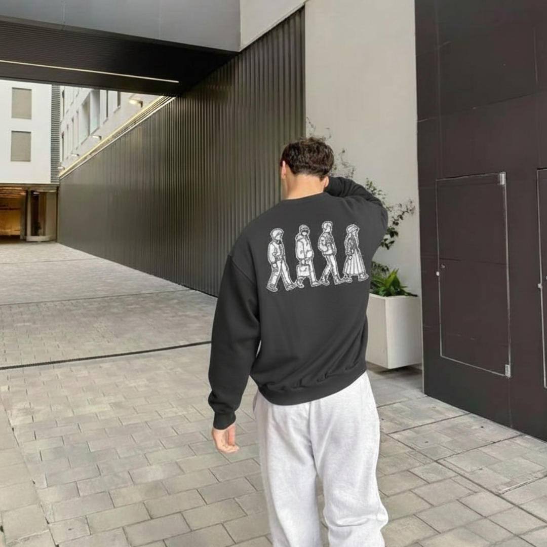 OFFSUPLY PROGRESSION OVERSIZED SWEATSHIRT