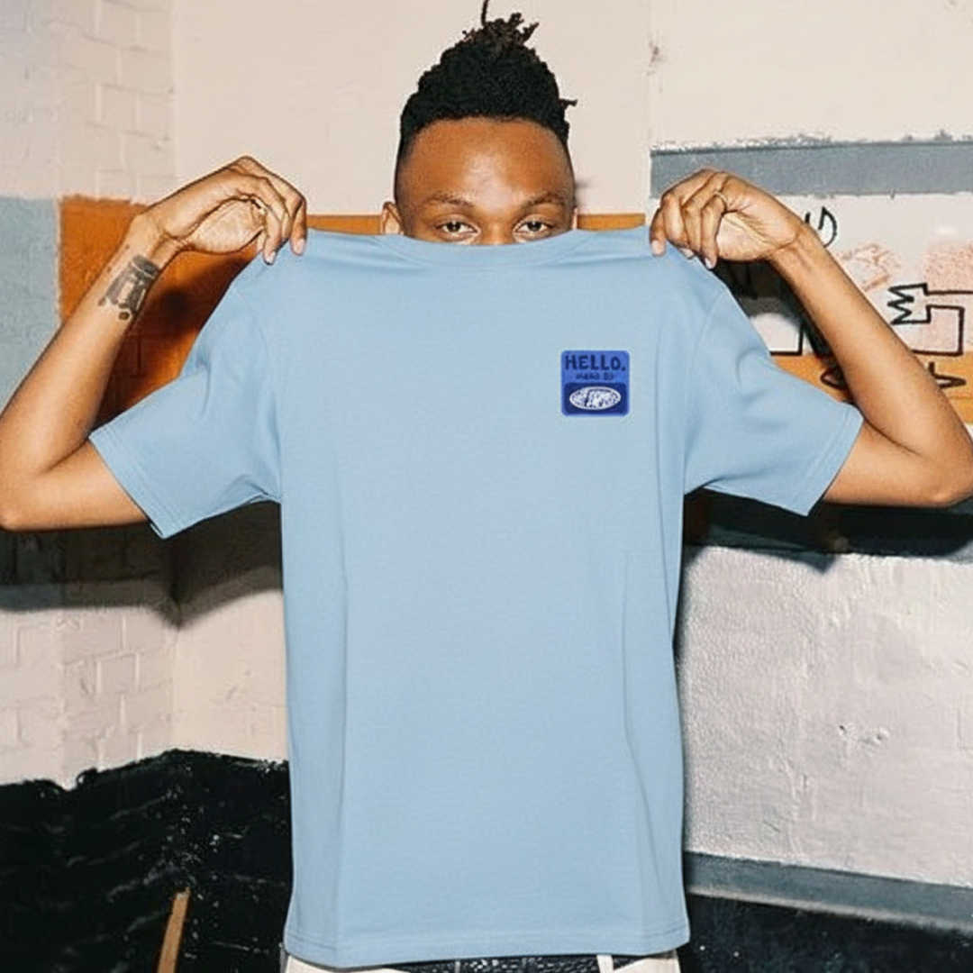 Off supply Bored light Blue T-shirt