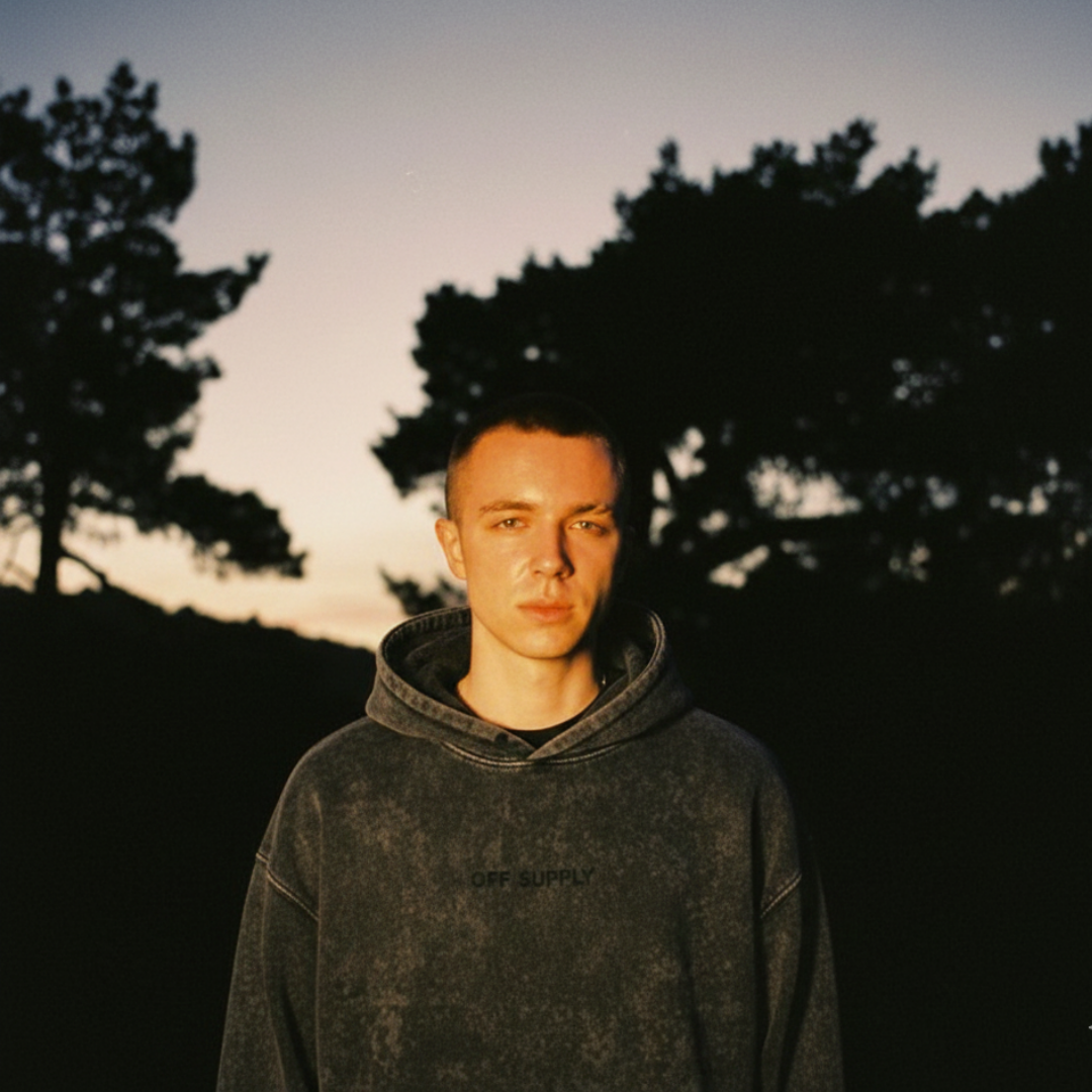 OFFSUPPLY GRAPHITE ACID WASH HOODIE