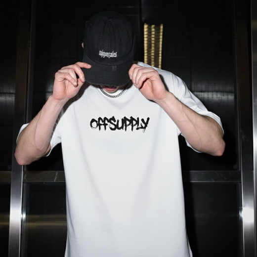 Off supply Club white t-shirt