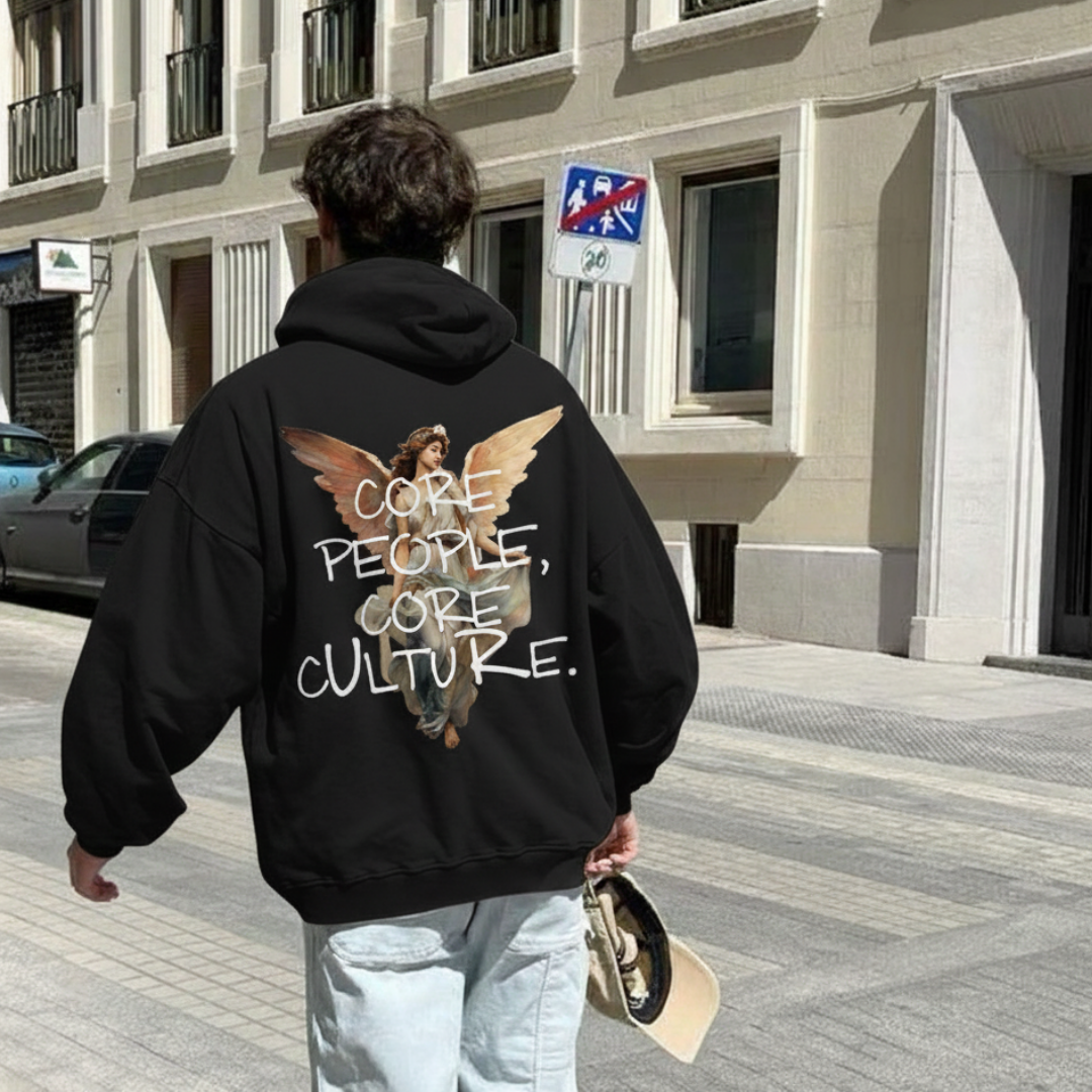 Off supply Core People Core Culture black hoodie