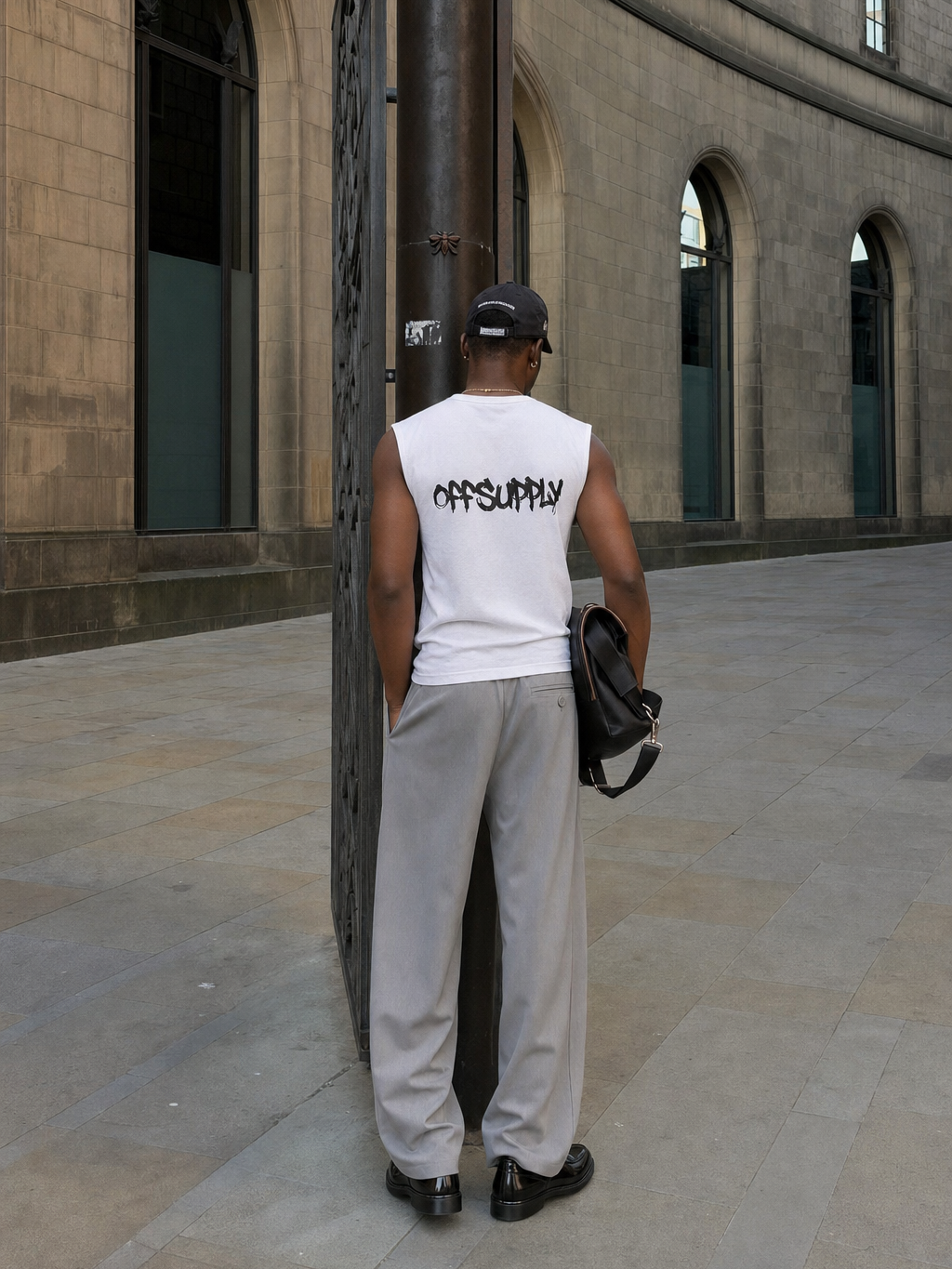 OFF SUPPLY CLUB WHITE TANK – model back