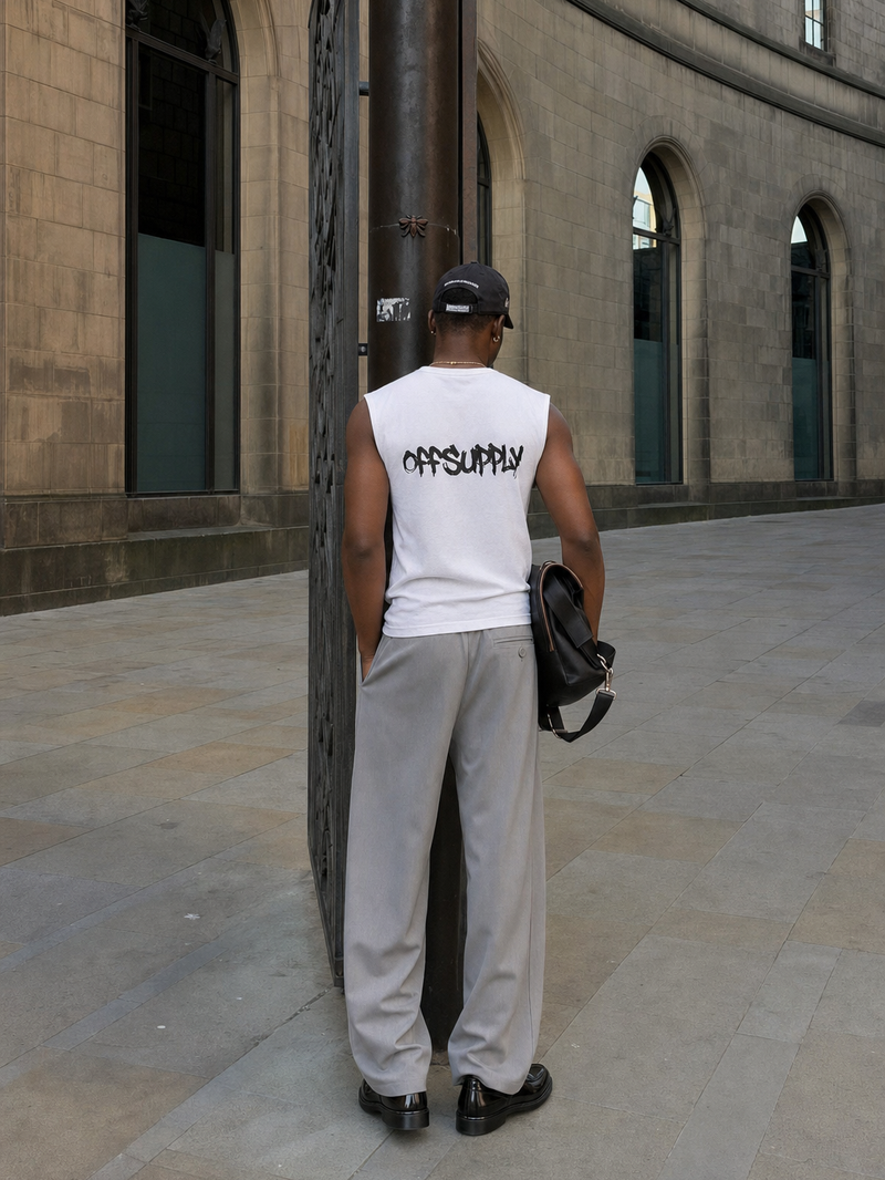 OFF SUPPLY CLUB WHITE TANK – model back