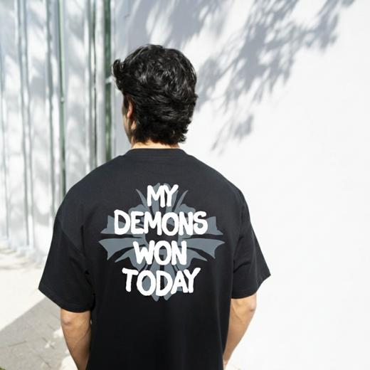 Off supply Demons Black T-shirt