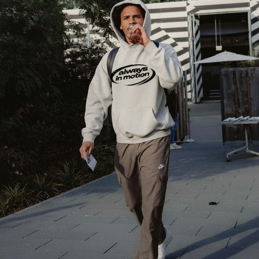 Off supply Always In Motion Grey Hoodie