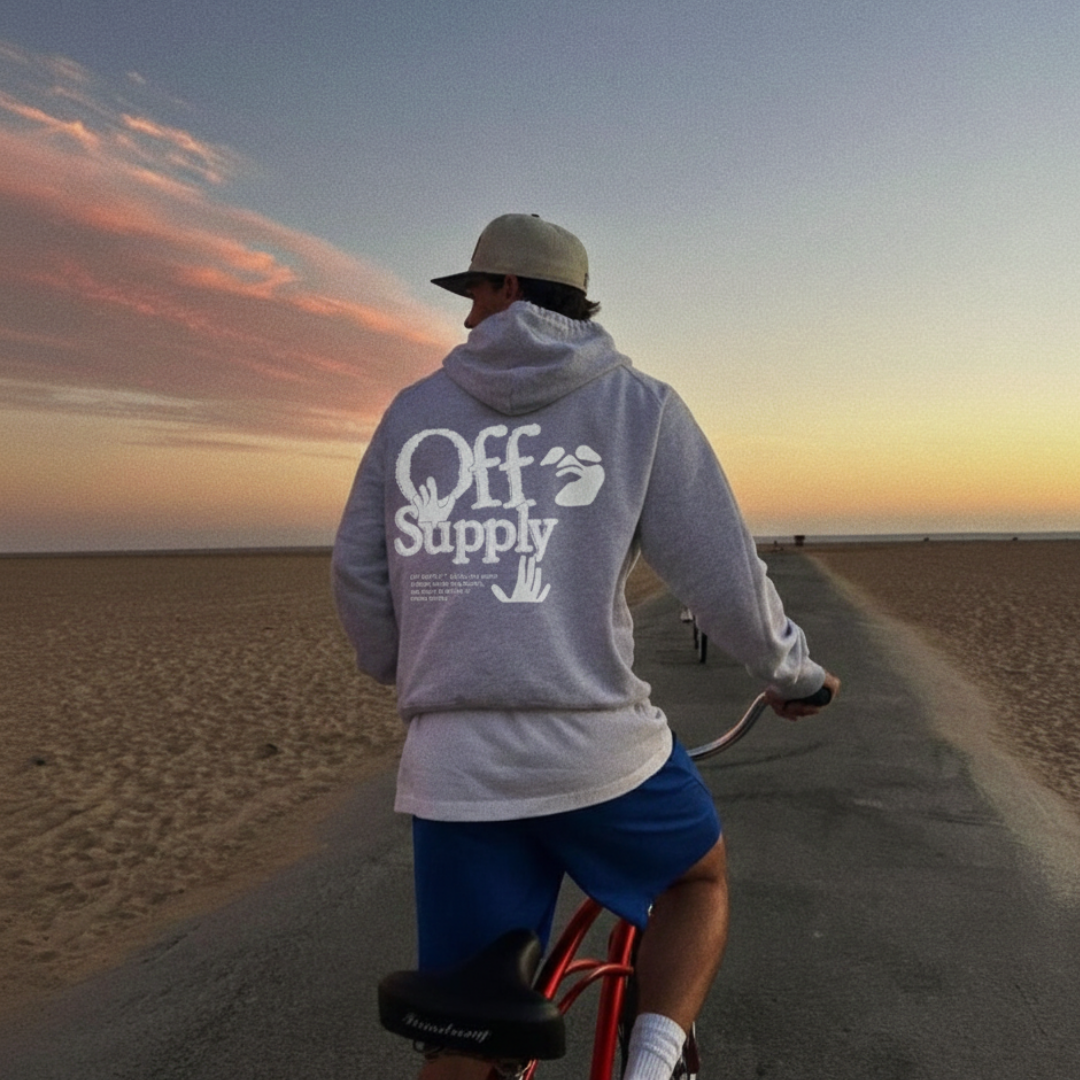 Off supply Modern Fashion grey hoodie