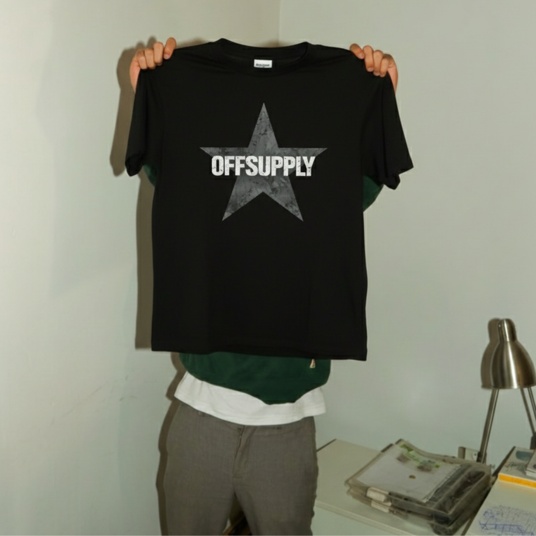 Off supply Music Drug Black T-shirt