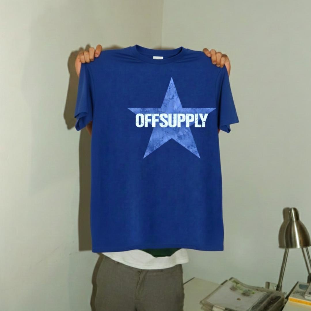 Off supply Music Drug Blue T-shirt