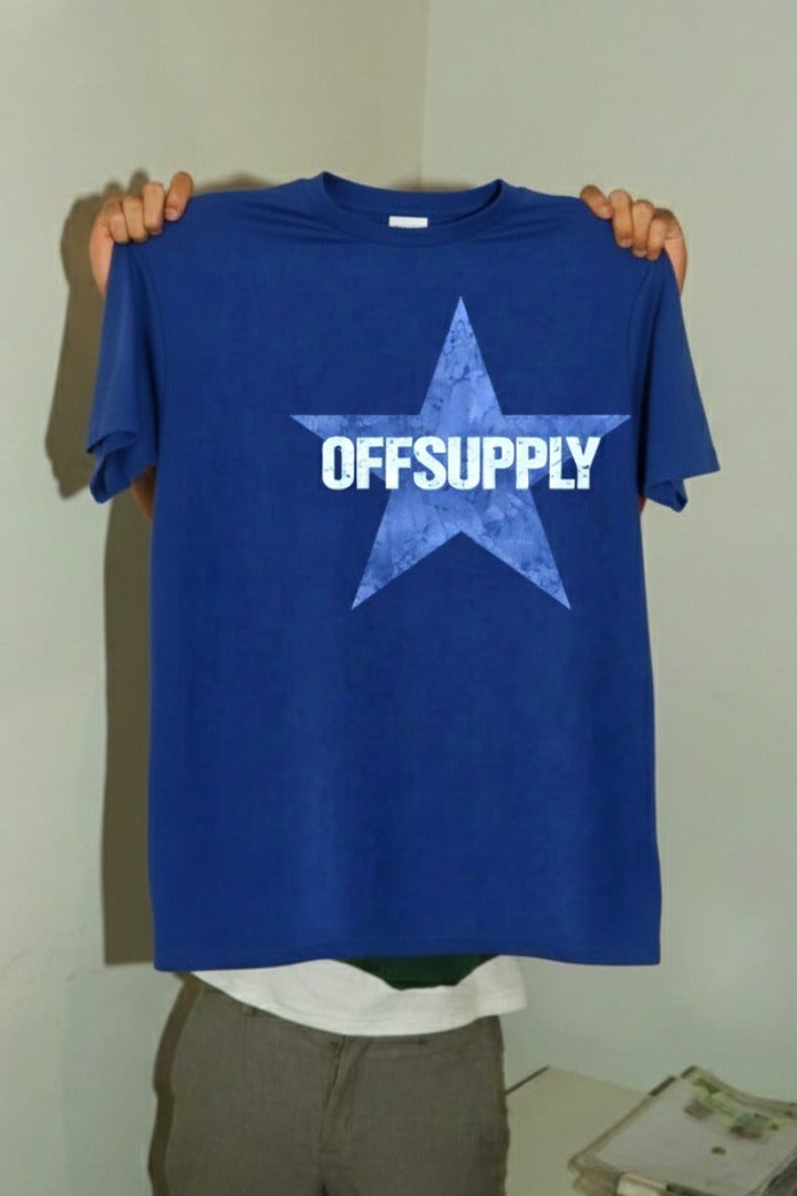 Off supply Music Drug Blue T-shirt