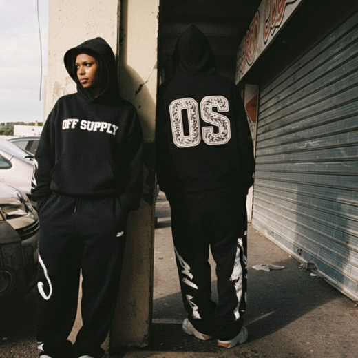 Off supply OS black hoodie