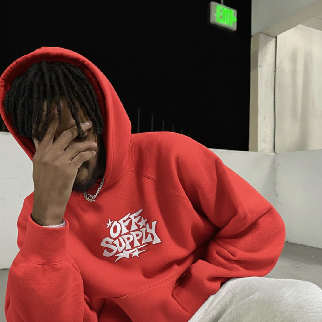 Off supply Two souls red hoodie