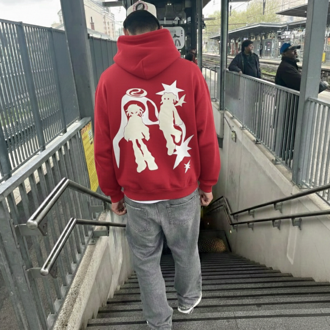 Off supply Two souls red hoodie