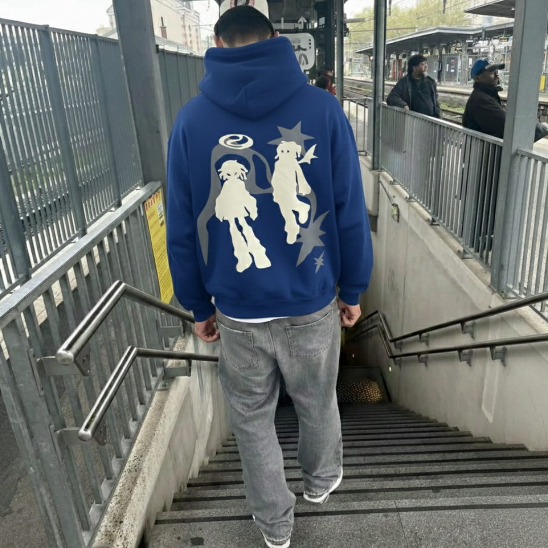 Off supply Two souls blue hoodie