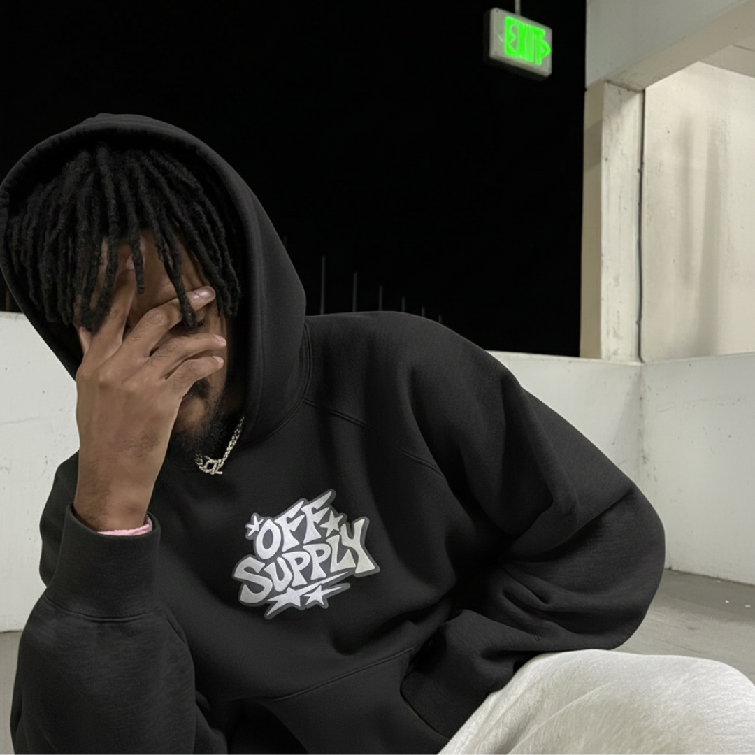 Off supply Two souls black hoodie