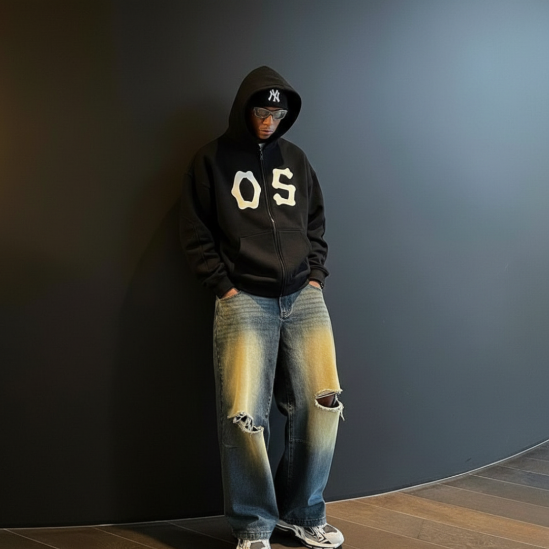 OFF SUPPLY ZIPPER BLACK