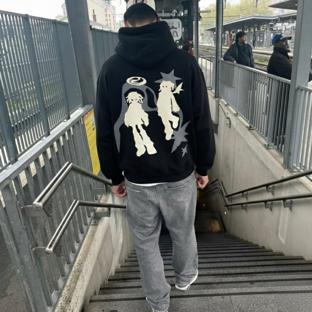 Off supply Two souls black hoodie