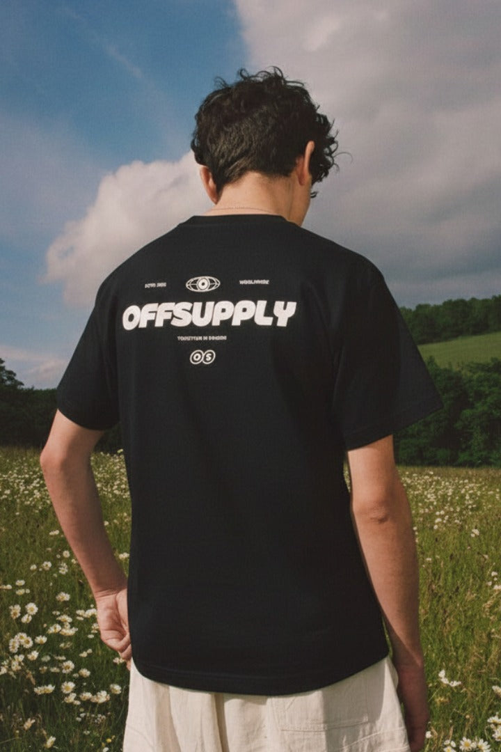 Off supply Together in Fashion black tshirt