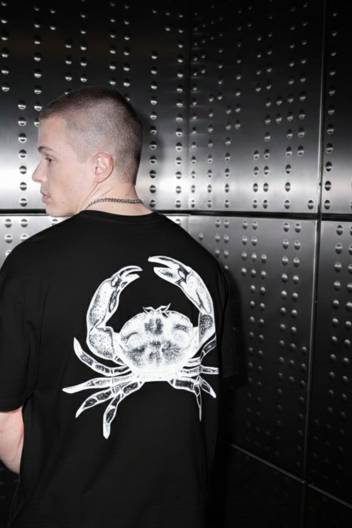 Off supply The crab black t-shirt