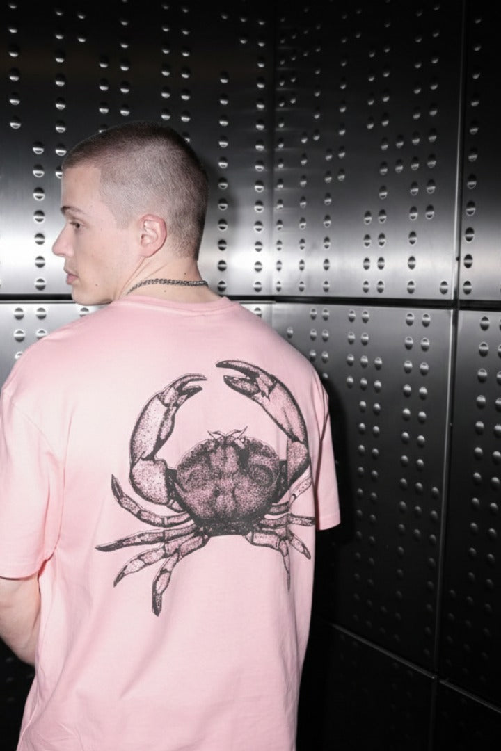 Off supply The crab pink t-shirt