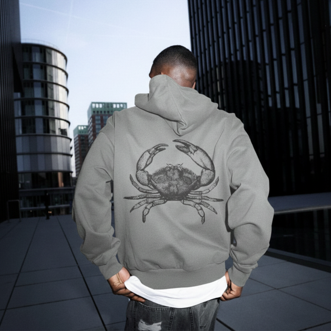 Off supply The crab grey Hoodie