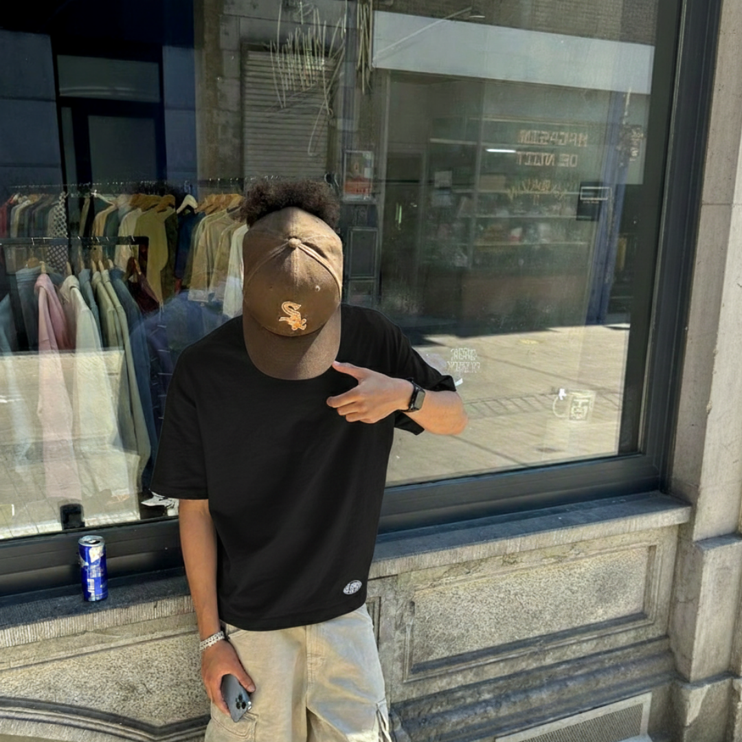 Off supply SOS Black T-shirt