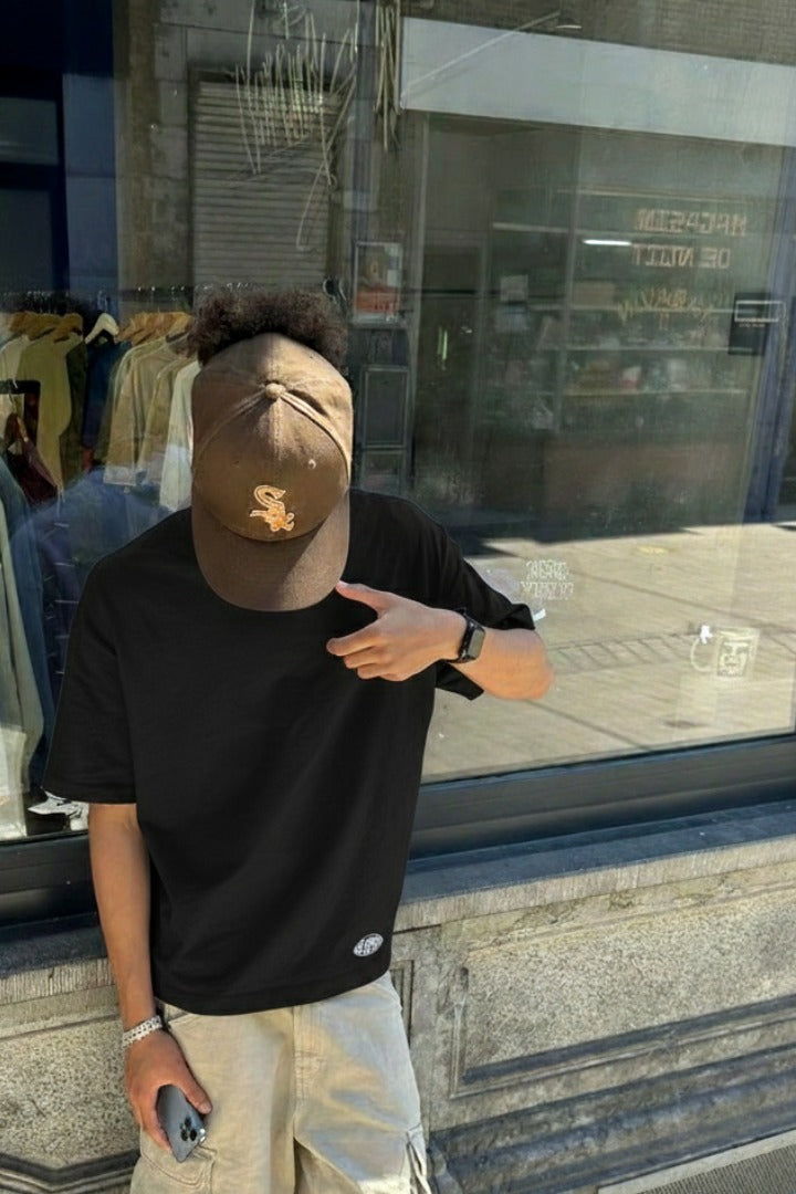 Off supply SOS Black T-shirt