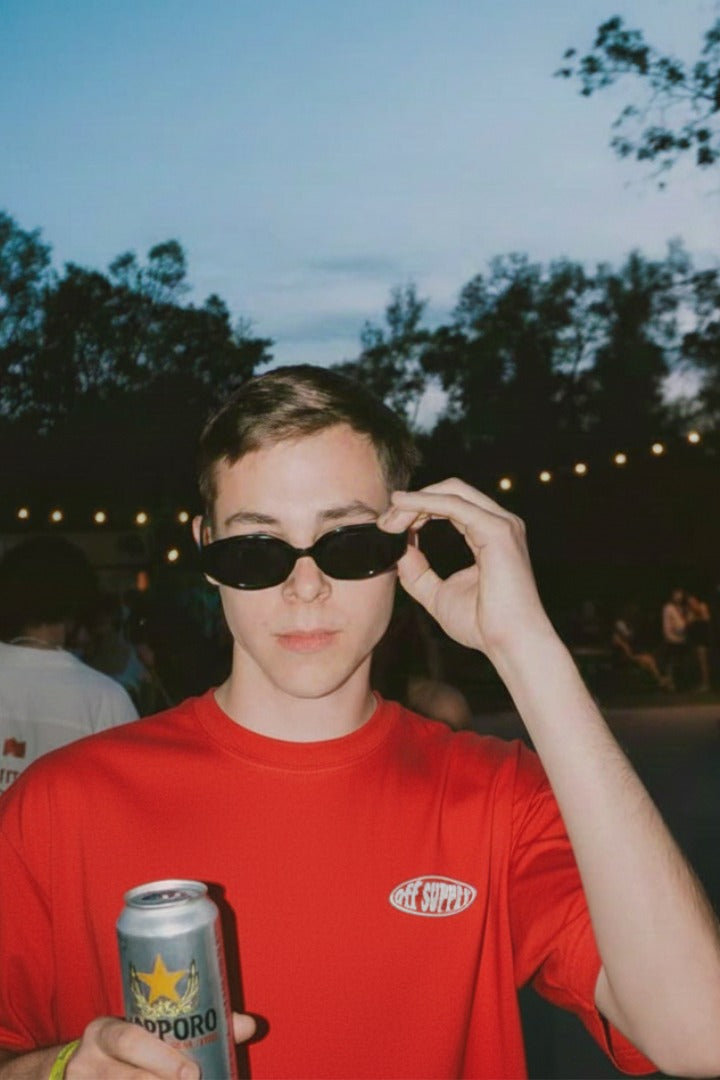 Off supply Pixel Warrior Red T-shirt