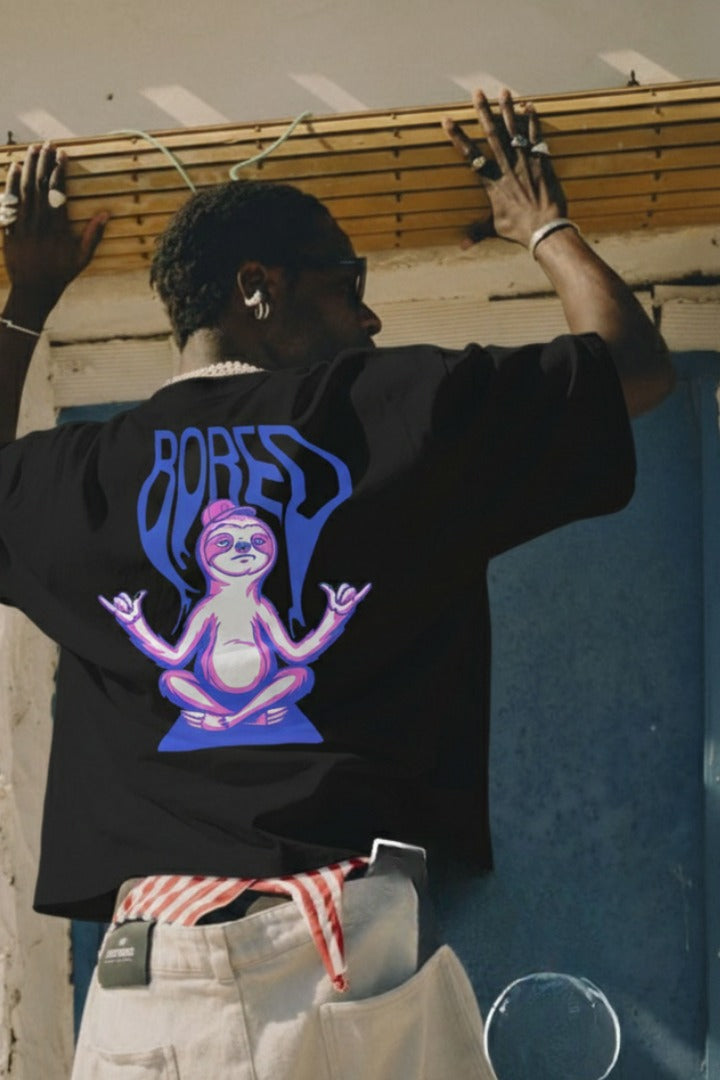 Off supply Bored black T-shirt