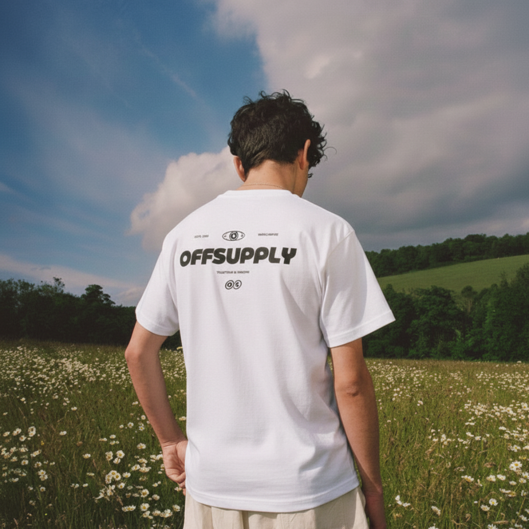 Off supply Together in Fashion white t-shirt