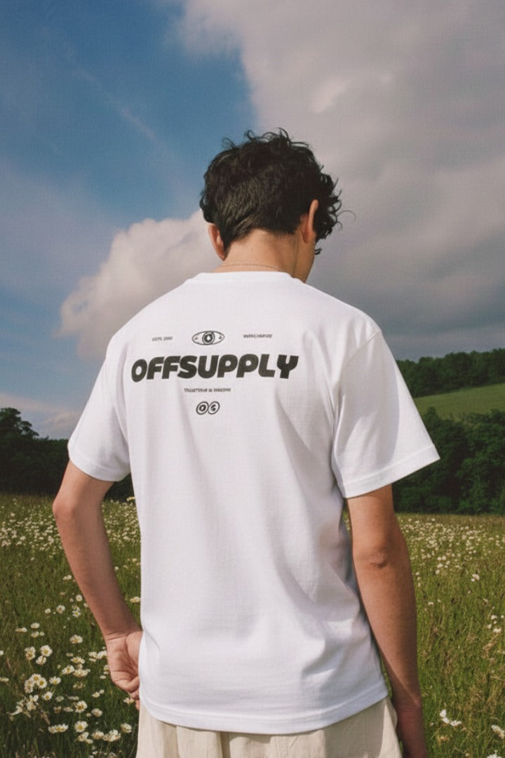 Off supply Together in Fashion white t-shirt