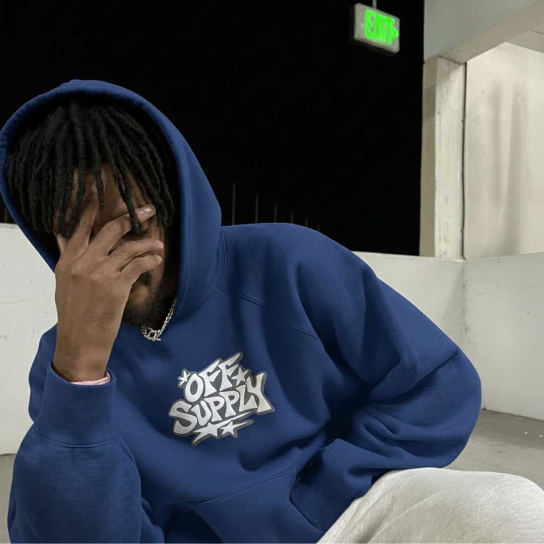 Off supply Two souls blue hoodie