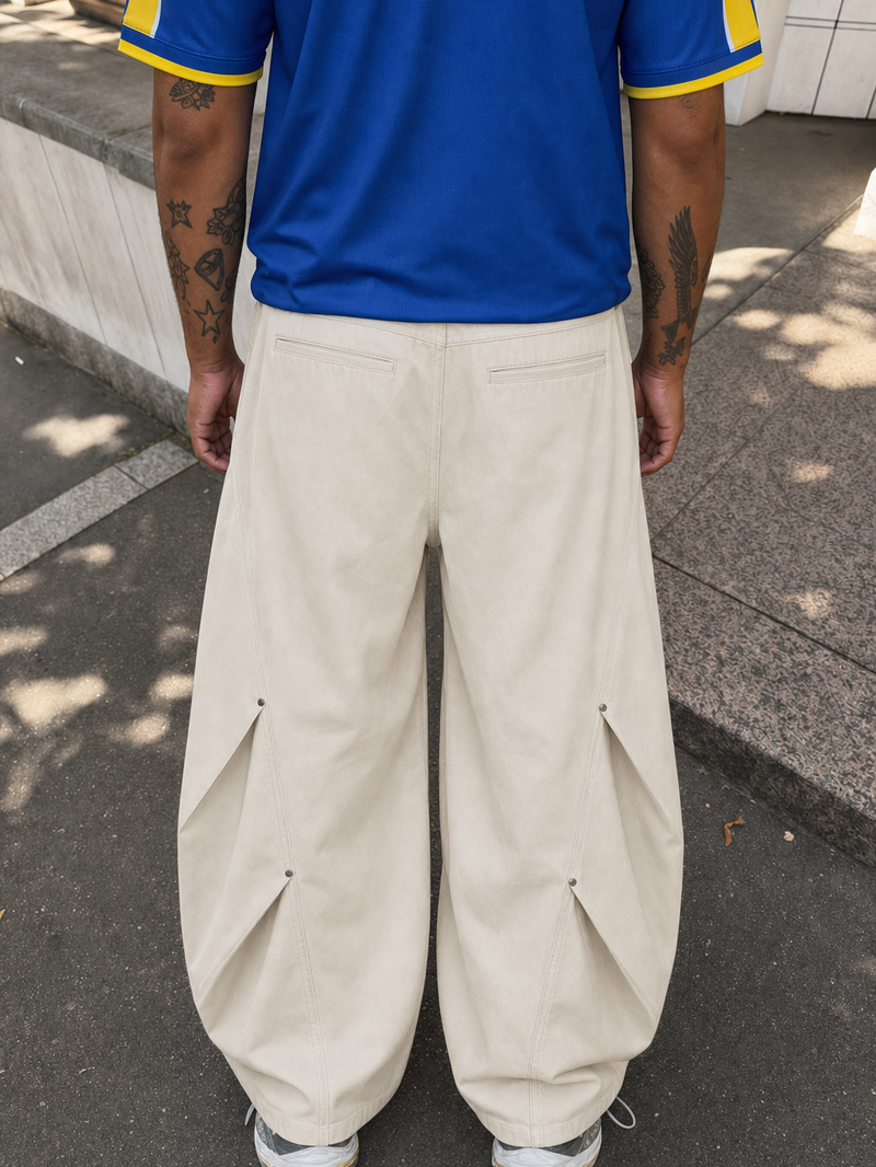 Off Supply Drift Ivory Pants – model back