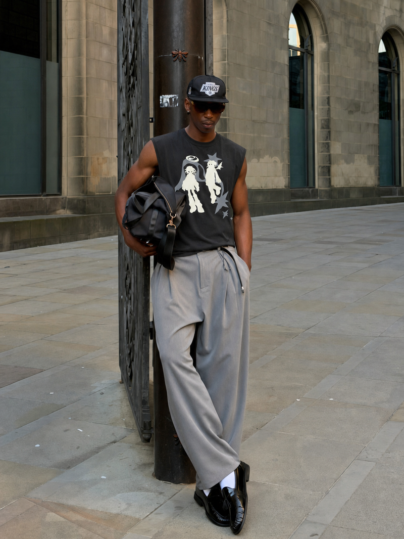OFF SUPPLY TWO SOULS BLACK TANK – model front