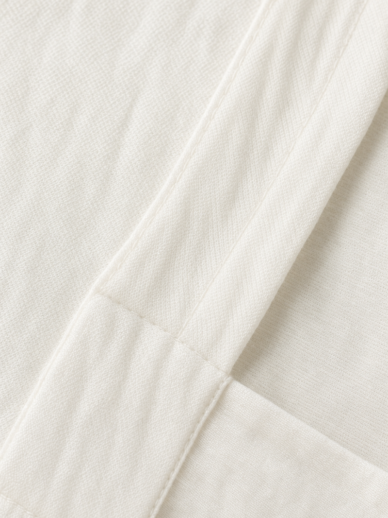 Off Supply Resort Polo Off-white Shirt – close-up detail