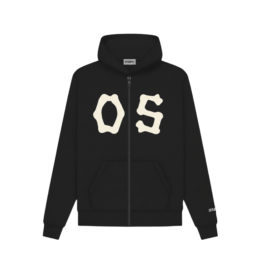 OFF SUPPLY ZIPPER BLACK