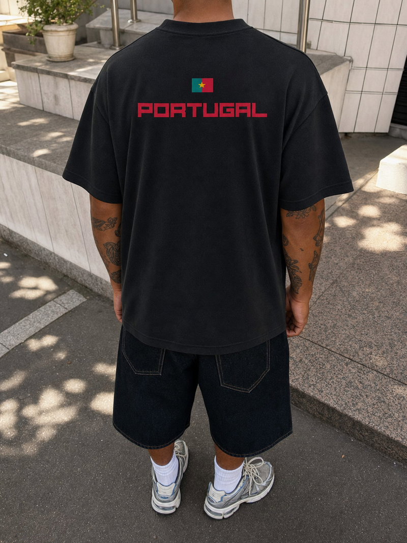 Off Supply First Star Black T-Shirt – model back