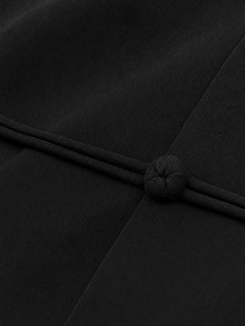OFF SUPPLY CLASSIC HARMONY BLACK SHIRT – close-up detail