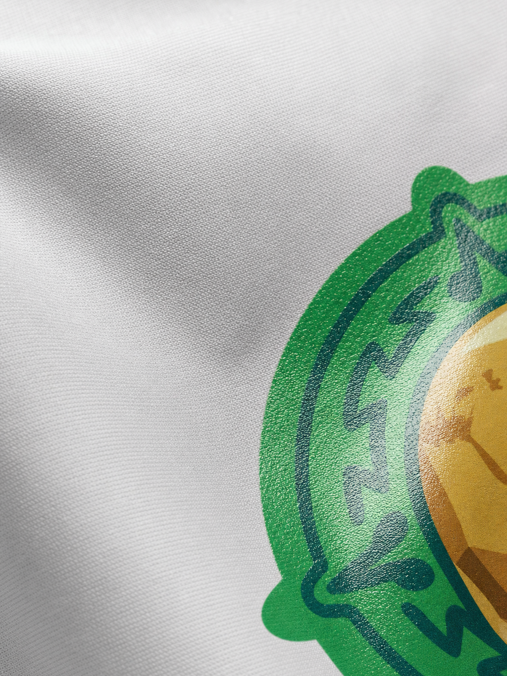 Off Supply Mexico Crown White T-Shirt – close-up detail
