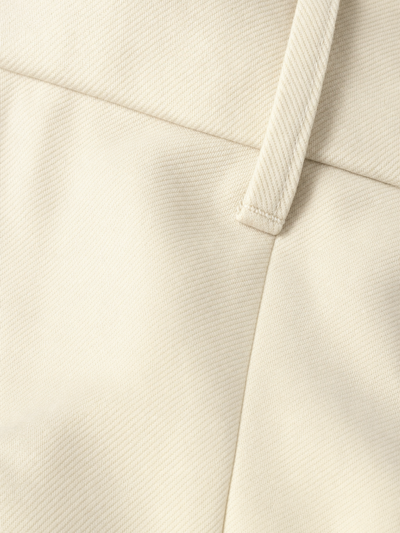 Off Supply Monument Ivory Pants – close-up detail