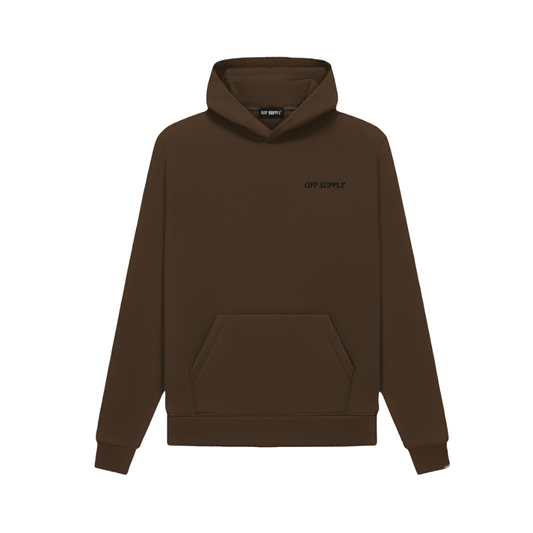 BROWN CO-ORD HOODIE
