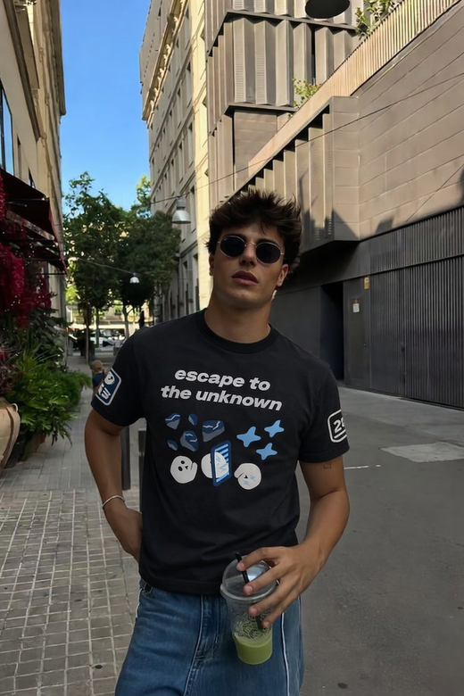 Off Supply Unknown Route Tee - Black