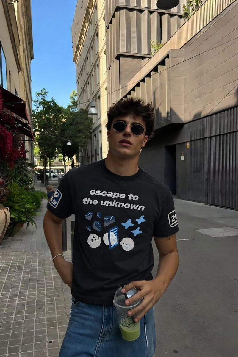 Off Supply Unknown Route Tee - Black
