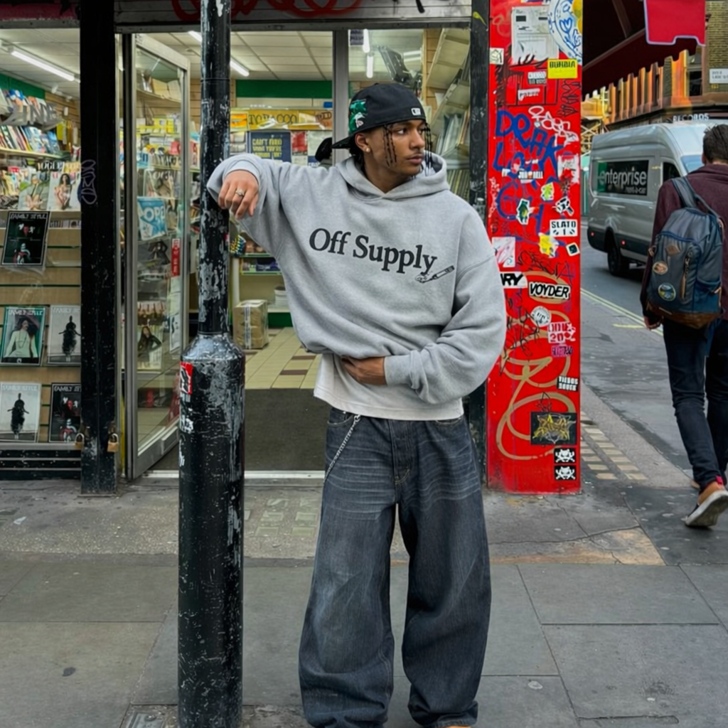 Off Supply Archive Cross Emblem Core Basics Hoodie