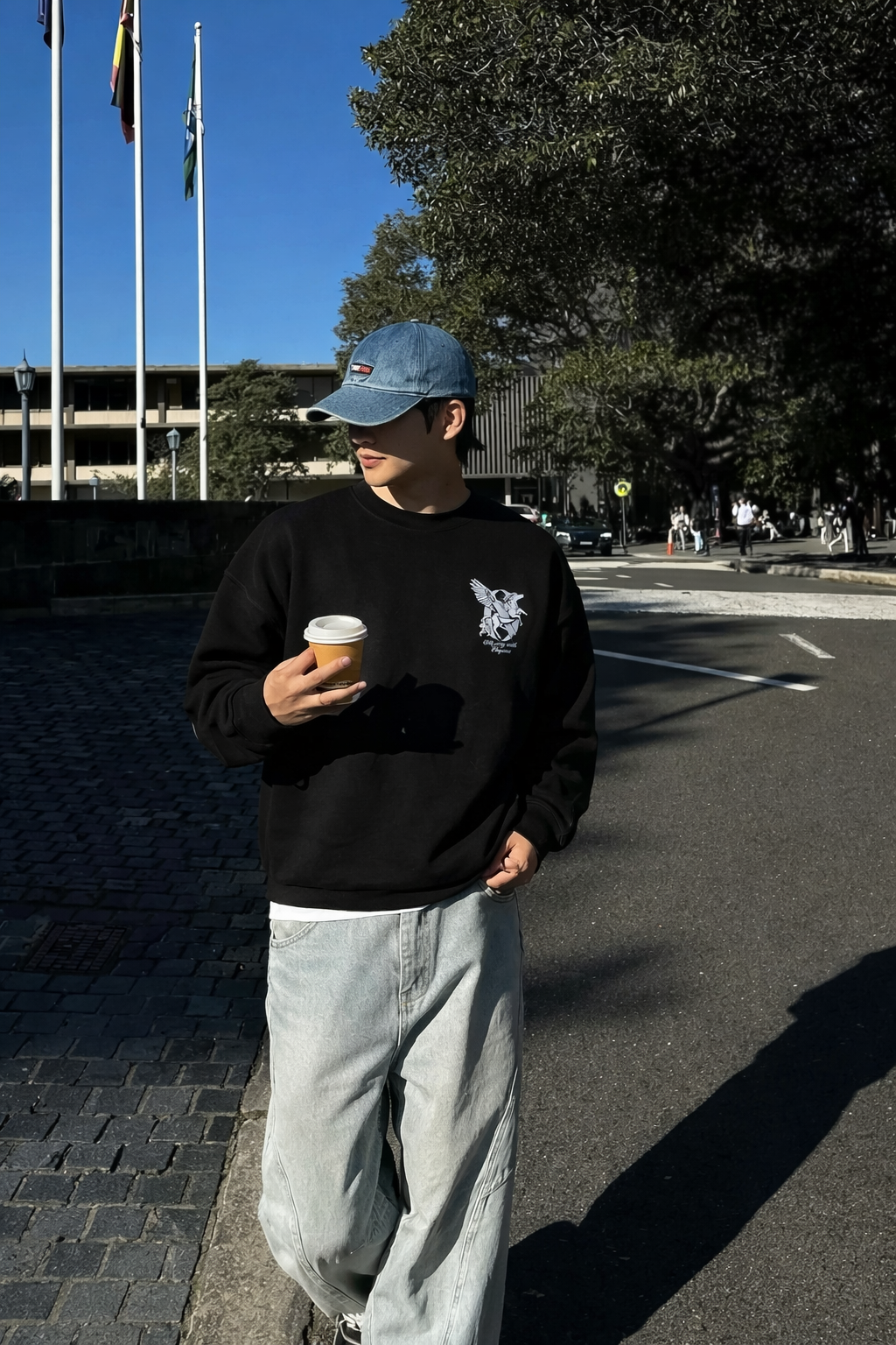 Off Supply Moving With Elegance Statement Sweatshirt