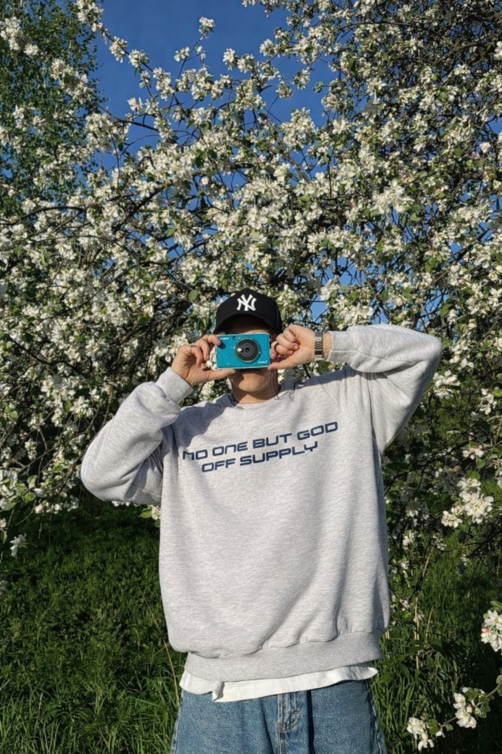 Off Supply No One But God Core Classic Sweatshirt