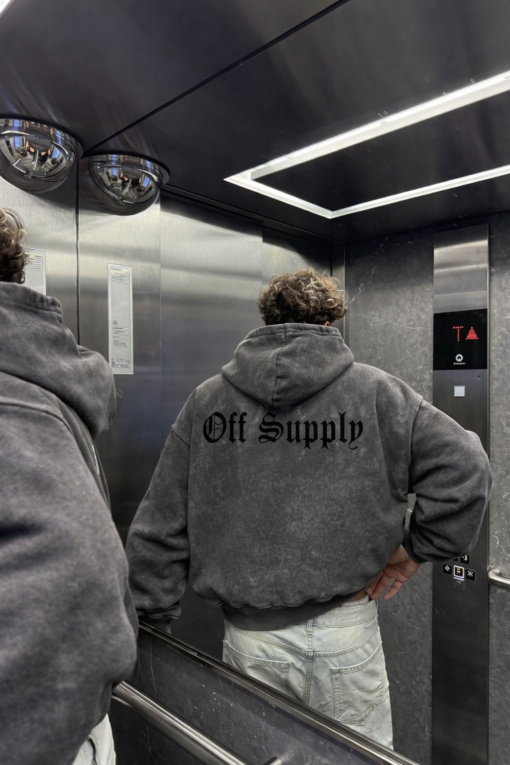 Off Supply Craft With pride Gothic Edition Acid Wash hoodie