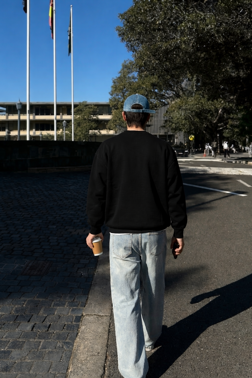 Off Supply Drip Gothic Statement Sweatshirt