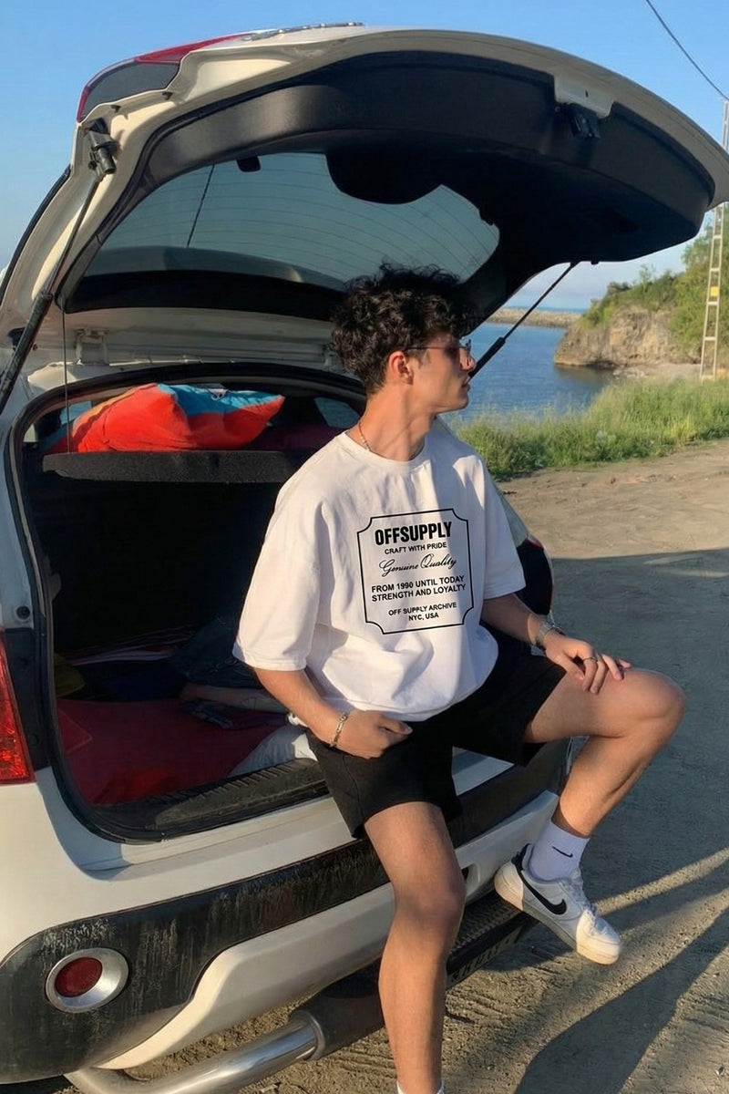 Off Supply Genuine Premium Quality Stamp T-shirt